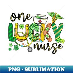 One Lucky nurse - PNG Sublimation Digital Download - Revolutionize Your Designs