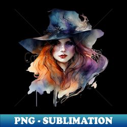Watercolor Enchantress - Retro PNG Sublimation Digital Download - Unleash Your Creativity