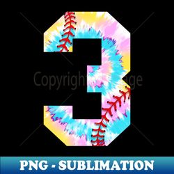 Baseball Tie Dye Rainbow Kids Boys Teenage Men Girls Gifts - Premium PNG Sublimation File - Enhance Your Apparel with Stunning Detail
