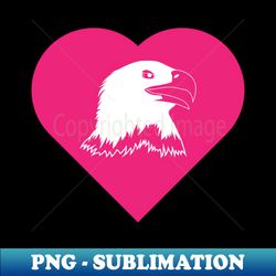 Eagle Mascot Cares Pink - Professional Sublimation Digital Download - Perfect for Sublimation Mastery