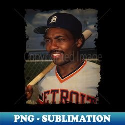 chet lemon in detroit tigers  old photo vintage - aesthetic sublimation digital file - bring your designs to life