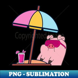 Holiday Pig - Decorative Sublimation PNG File - Fashionable and Fearless