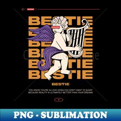 BESTIE - Signature Sublimation PNG File - Bring Your Designs to Life