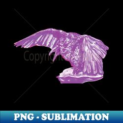 Omniscient Purple Raven - Digital Sublimation Download File - Unleash Your Creativity