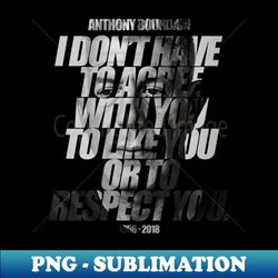 Bourdain - Instant Sublimation Digital Download - Create with Confidence