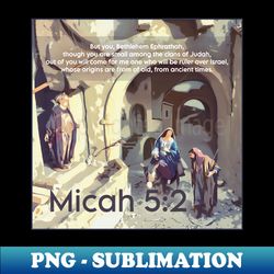 Micah 52 - Instant Sublimation Digital Download - Transform Your Sublimation Creations