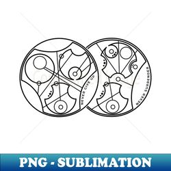 Never Give Up Never Surrender - Circular Gallifreyan - Special Edition Sublimation PNG File - Unleash Your Inner Rebellion