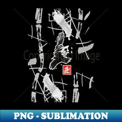 sumi-e bird1 - Professional Sublimation Digital Download - Instantly Transform Your Sublimation Projects