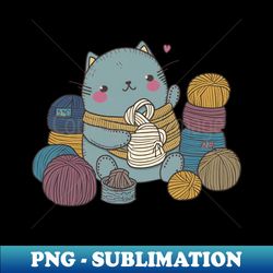 best knitting mom ever cat - creative sublimation png download - instantly transform your sublimation projects