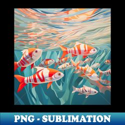 Surreal SCUBA Scene - Modern Sublimation PNG File - Add a Festive Touch to Every Day