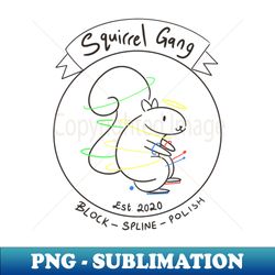 Squirrel Gang Corner - Vintage Sublimation PNG Download - Create with Confidence