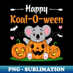 Scary Koala Bear Happy Koal-O-Ween Funny Koala Halloween Pun - Aesthetic Sublimation Digital File - Stunning Sublimation Graphics