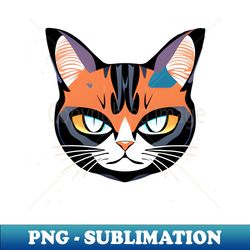Cat Colorful - Artistic Sublimation Digital File - Fashionable and Fearless