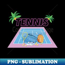 Tennis court - Decorative Sublimation PNG File - Unleash Your Inner Rebellion