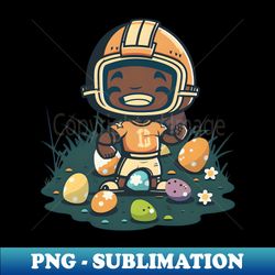 football easter shirt  boy helmet easter eggs - signature sublimation png file - perfect for creative projects