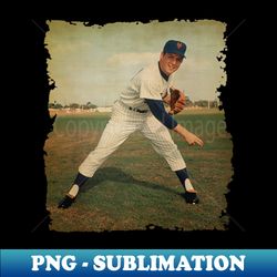 Tom Seaver in New York Mets Old Photo Vintage - PNG Sublimation Digital Download - Perfect for Personalization