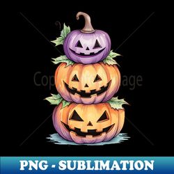 Natures Artistry Pumpkin Rainbow - Decorative Sublimation PNG File - Bring Your Designs to Life