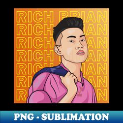 Rich Brian - Elegant Sublimation PNG Download - Bold & Eye-catching
