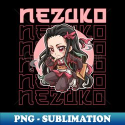 Demon Slayer Nezuko simply design - Premium Sublimation Digital Download - Instantly Transform Your Sublimation Projects