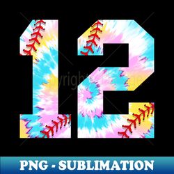 Baseball Tie Dye Rainbow Kids Boys Teenage Men Girls Gifts - Artistic Sublimation Digital File - Stunning Sublimation Graphics