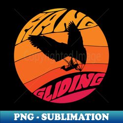Paragliding Lover Extreme Sports Hang Gliding - PNG Transparent Digital Download File for Sublimation - Enhance Your Apparel with Stunning Detail