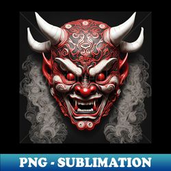 Red Demon Mask 1 - PNG Transparent Sublimation File - Vibrant and Eye-Catching Typography