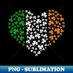Irish Heart - PNG Transparent Sublimation Design - Capture Imagination with Every Detail