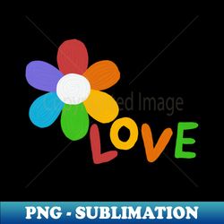 love flower - Vintage Sublimation PNG Download - Perfect for Sublimation Art