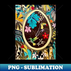 Toucan Egg - Stylish Sublimation Digital Download - Instantly Transform Your Sublimation Projects