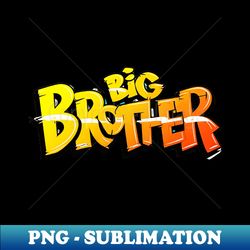 big brother airbrush graffiti design - png transparent sublimation design - perfect for personalization