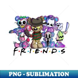 Horror Friends - Elegant Sublimation PNG Download - Unlock Vibrant Sublimation Designs