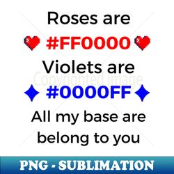 Geeky Love - Programmer Valentine - Signature Sublimation PNG File - Revolutionize Your Designs