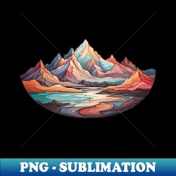 Landscape Reflections Abstracted Views of Nature 251 - Creative Sublimation PNG Download - Fashionable and Fearless