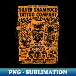 Silver Shamrock Tattoo Company 2k23 Spookshow orange variant - Creative Sublimation PNG Download - Add a Festive Touch to Every Day