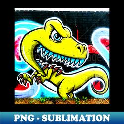 dinosaur t rex airbrush graffiti art design - elegant sublimation png download - perfect for sublimation mastery