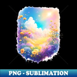 Sunlit Floral Fantasy Photorealistic T-Shirt Design Delight 107 - Trendy Sublimation Digital Download - Enhance Your Apparel with Stunning Detail