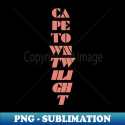 cape town twilight aesthetic retro design - instant png sublimation download - instantly transform your sublimation projects