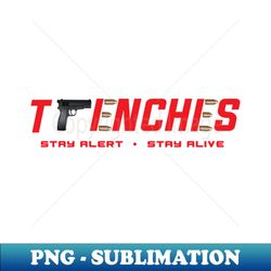 TRENCHES - Artistic Sublimation Digital File - Bold & Eye-catching