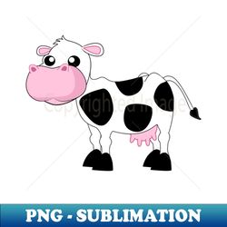 Cow - Retro PNG Sublimation Digital Download - Perfect for Creative Projects