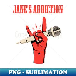 JANES ADDICTION BAND - High-Quality PNG Sublimation Download - Enhance Your Apparel with Stunning Detail