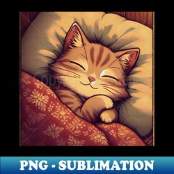 Snuggly Cat - High-Resolution PNG Sublimation File - Defying the Norms
