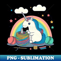 Crocheting Shirt  Unicorn Crocheting Rainbow - Premium Sublimation Digital Download - Transform Your Sublimation Creations