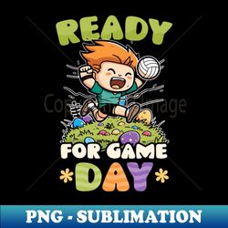 volleyball easter shirt  ready game day - premium png sublimation file - spice up your sublimation projects
