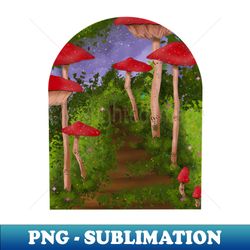 mushroom forest - Signature Sublimation PNG File - Perfect for Creative Projects