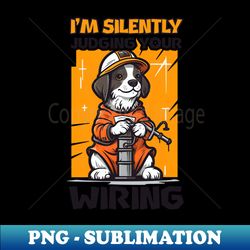 Lineman Pole Shirt  Silently Judging Your Wring - PNG Sublimation Digital Download - Fashionable and Fearless