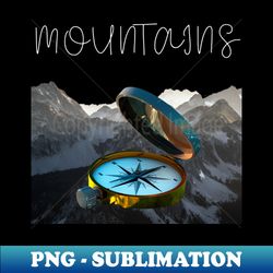 mountains - Exclusive PNG Sublimation Download - Enhance Your Apparel with Stunning Detail