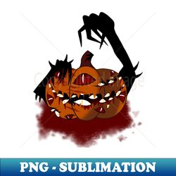 scary pumpkin - PNG Transparent Sublimation Design - Bold & Eye-catching