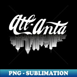 atlanta cityscape - sublimation-ready png file - bring your designs to life