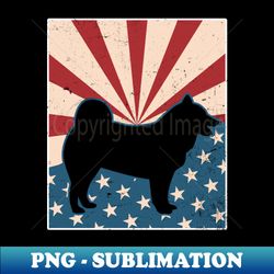Shiba Inu Shirt  Patriotic US American Flag Gift - Instant PNG Sublimation Download - Unlock Vibrant Sublimation Designs