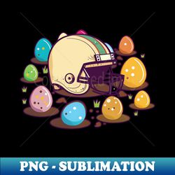football easter shirt  helmet easter eggs - special edition sublimation png file - vibrant and eye-catching typography